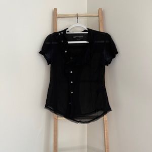Allsaints silk top